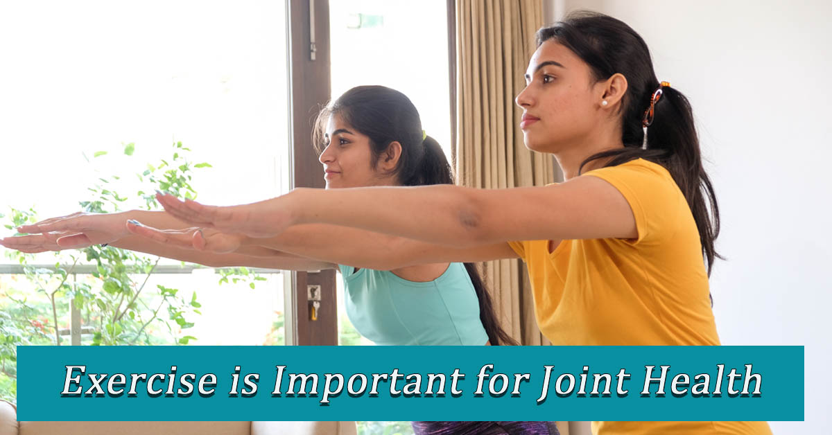 Bad Habits for Joint Health. Picture of 2 young Hispanic females exercising.