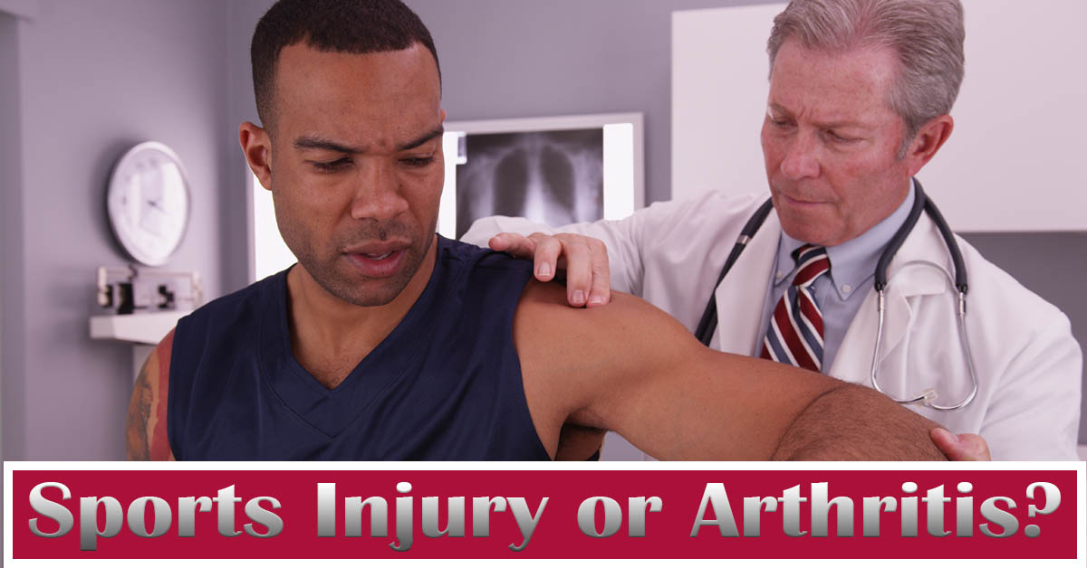 Arthritis in Younger Adults. Picture of a young black male having his shoulder and elbow checked by a physical therapist.
